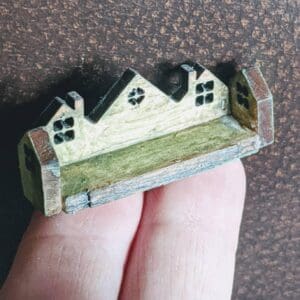 Dollhouse Miniature House Themed Shelf