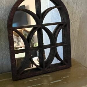 Beautiful Dollhouse Cathedral Wooden Mirror