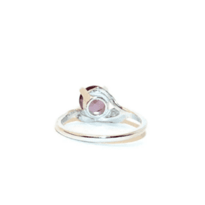 Lab-Created Pink Sapphire Ring