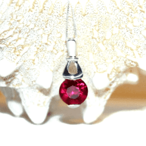 Lab Created Ruby Pendant