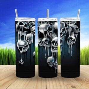 Dripping Skull 20oz Tumbler