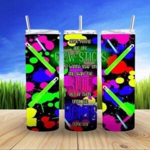 Glow Stix Neon 20oz Tumbler