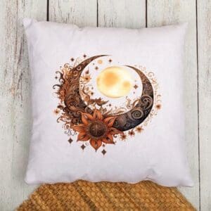 Boho Moon Accent Pillow Covers