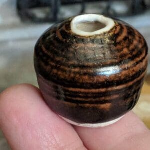 Miniature Ceramic Glazed Pot