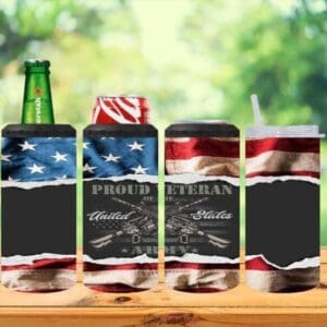 Proud Army Veteran 4-in-1 Tumbler