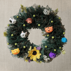 Cute Wildlife Animal Wreath