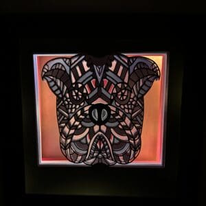 Unique Dog Lover Shadow Box with Variety of Breeds Available