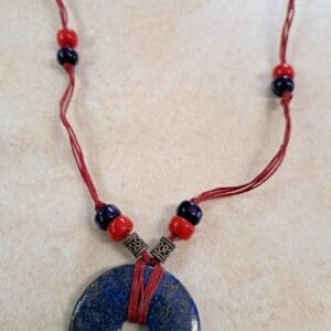 Unique Lapis Lazuli Pendant Necklace