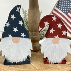 Triotic Gnome Set, Independence Day, 4Th Of July Decor