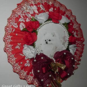 Unique Handmade Pomeranian Wreath