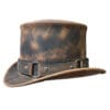 El Dorado Sr2 Band Waxed Leather Top Hat