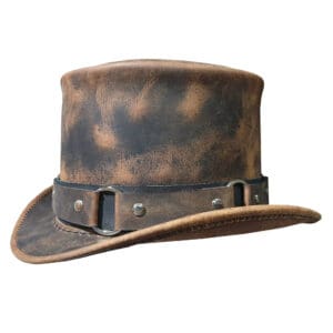 El Dorado SR2 Band Waxed Leather Top Hat