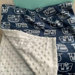 Gone Camping Baby Blanket