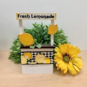 Lemonade Tiered Tray Decor, Lemonade Stand