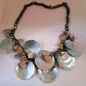 Mother of Pearl, Freshwater Pearl Necklace