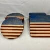 Patriotic American Flag Inspired Coasters