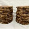 Rustic Firewood Coasters