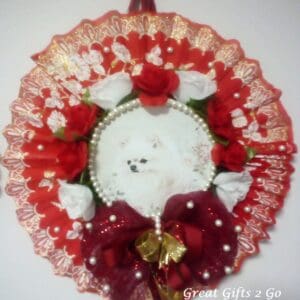 Unique Handmade Pomeranian Wreath