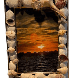 Unique Seashell Picture Frame
