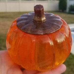 Resin Pumpkin Jar