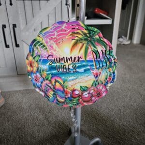 Unique Summer Vibes 3D Tropical Wind Spinner