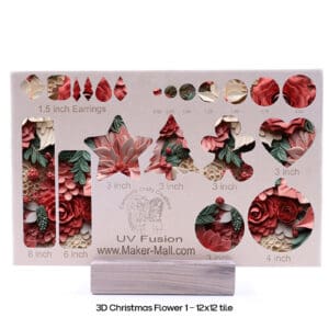 3D Christmas Flower 1 - 12X12 Cutout