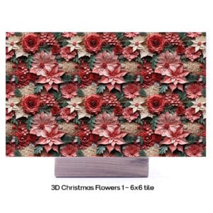 3D Christmas Flower 1 - 6X6 Final