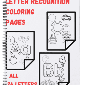 Engaging Letter Recognition Coloring Pages