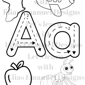 Engaging Letter Recognition Coloring Pages1