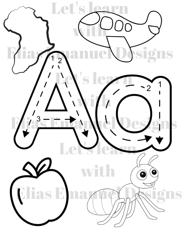 Engaging Letter Recognition Coloring Pages1