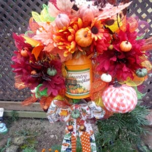 Fabulous Fall Wreath Country Pumpkins