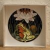 Adorable Lily And Frog Shadowbox