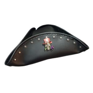 Jack Sparrow Inspired Black Leather Hat