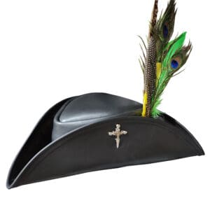 Lady Maria Inspired Black Leather Hat