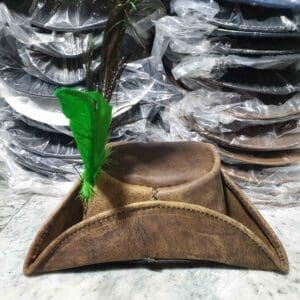 Lady Maria Inspired Brown Leather Hat