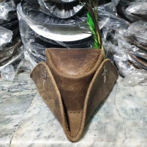 Lady Maria Inspired Brown Leather Hat