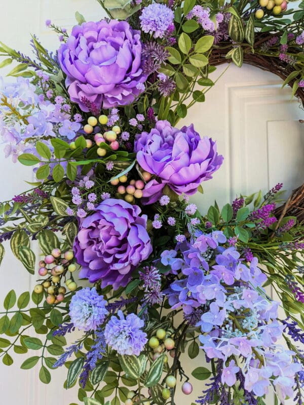 Lilac Queen Large Summer Wreath