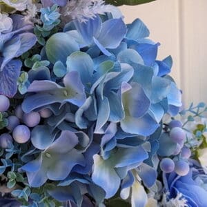 Blue Hydrangea Wreath 2