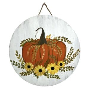 Pumpkin Door Hanger