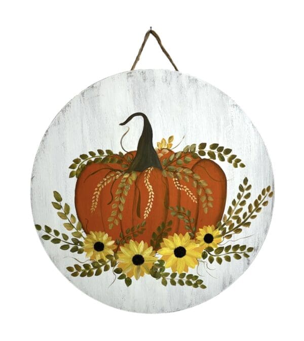 Pumpkin Door Hanger