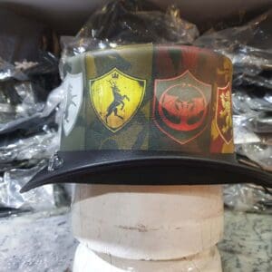 El Dorado Zodiac Signs Theme Leather Top Hat