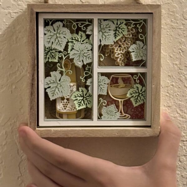 White Wine Shadowbox