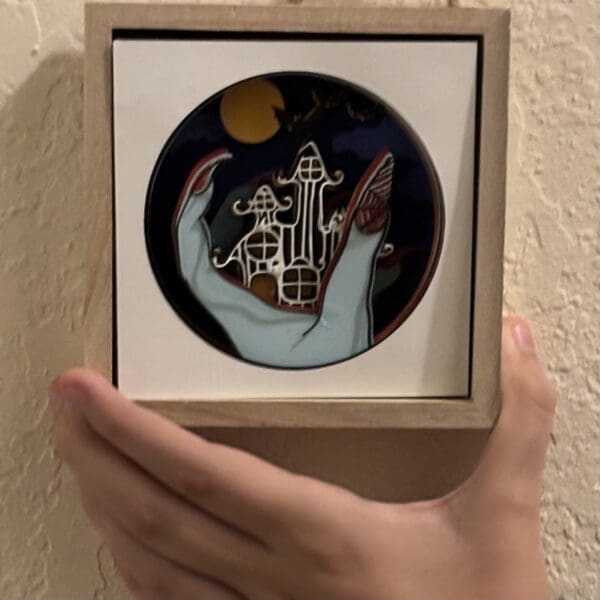 Creepy Witch Hand Shadowbox