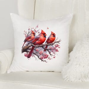 Cardinal Accent Pillow Covers