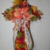 Bright Fall Harvest Cross Wreath