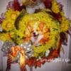 Adorable Corgi Fall Wreath