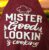 Mister Good Lookin is Cooking Apron – Poly-Cotton Standard Bib Apron