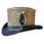 Colorado Black Leather Top Hat